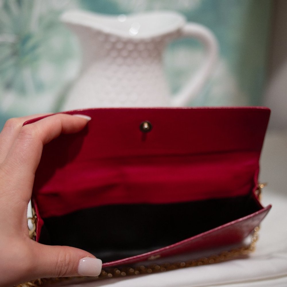 Gucci Micro Guccissima Red Wallet (Great Condition- Authentic) - Picture 4 of 5